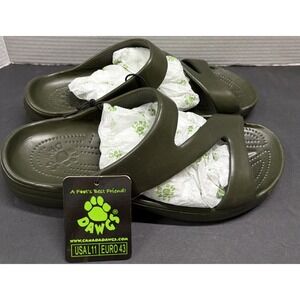 NEW W/TAGS   DAWGS LADIES Z SANDALS OLIVE GREEN SIZE 11